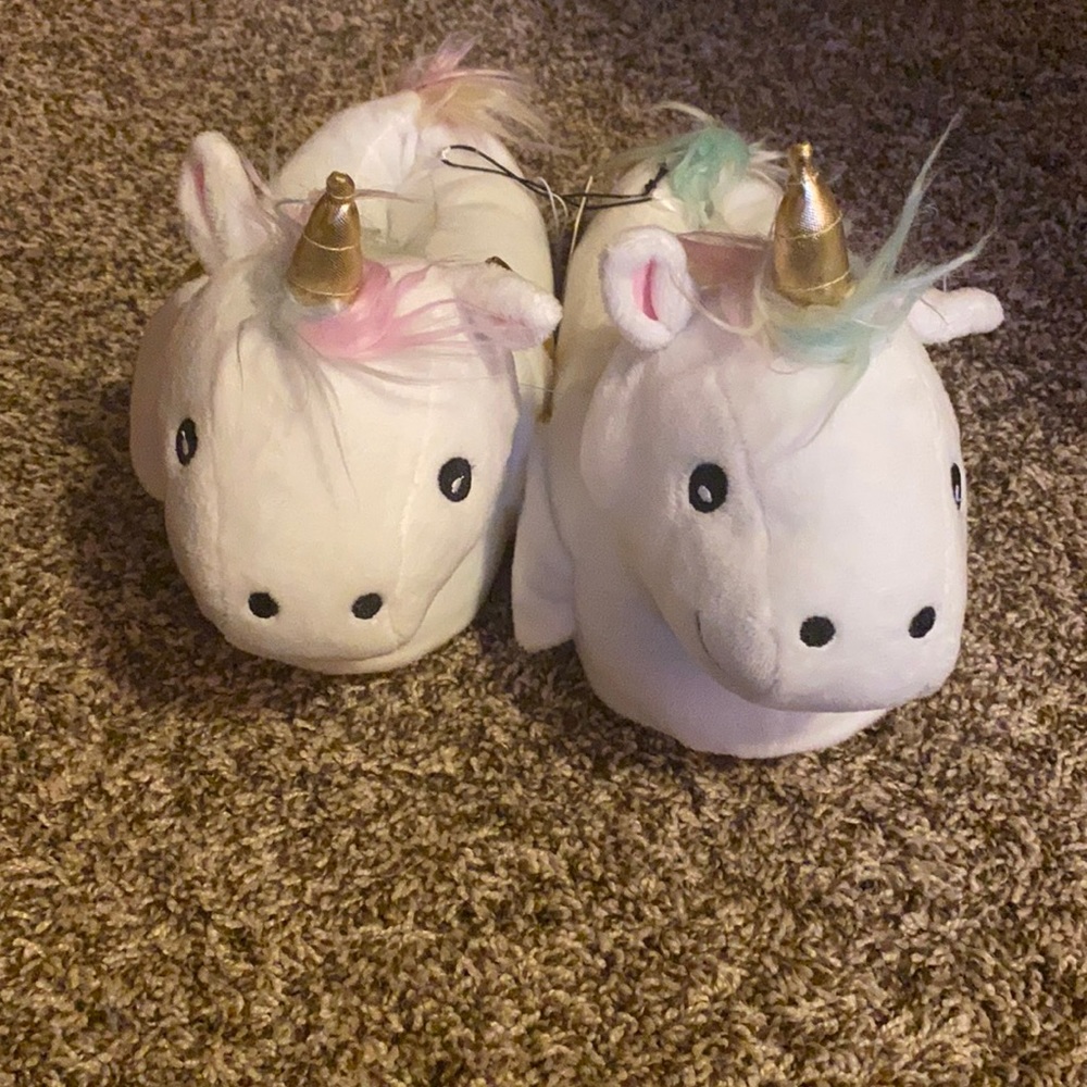 Unicorn slippers